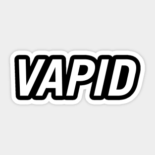 Vapid Sticker